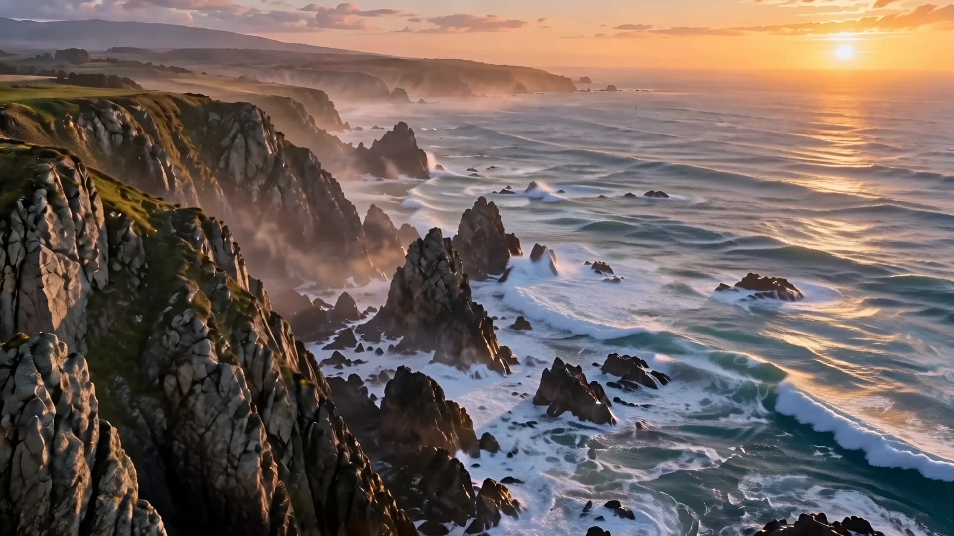 Coastal sunrise